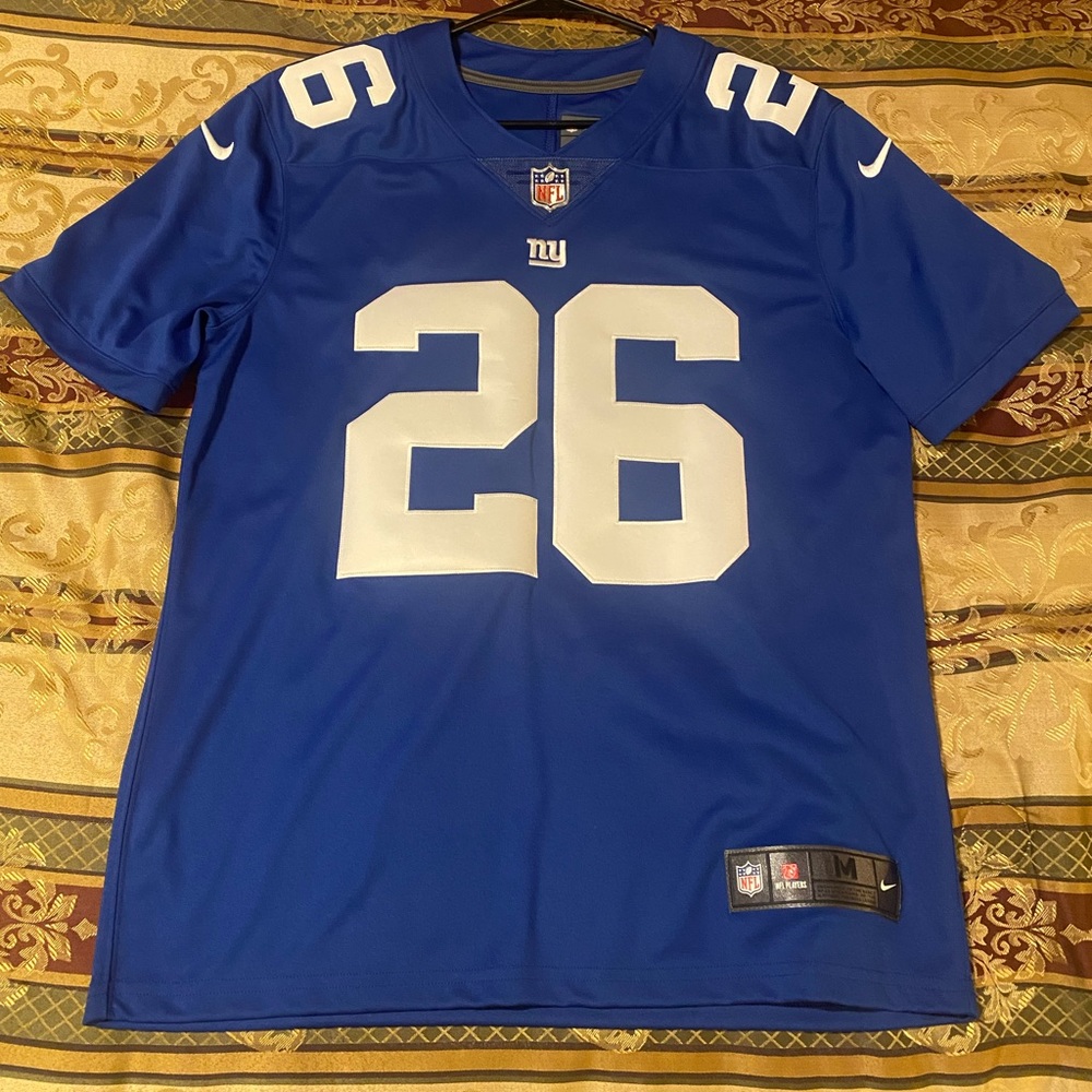 New York Giants Saqoun Barkley On-Field Nike Replica Jersey